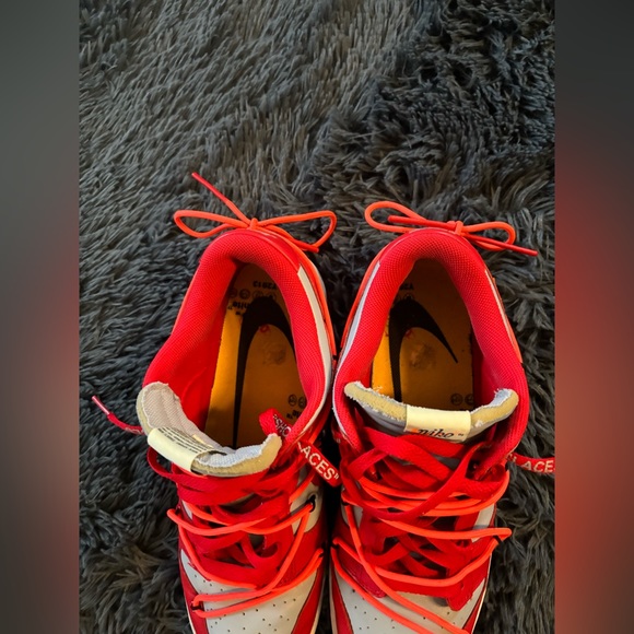Off white red/gray dunks size 11 - Picture 2 of 4